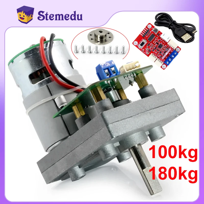 Diy Automation - 12V 100 กก.150 กกแรงบิดขนาดใหญ่ RS485 หุ่นยนต์