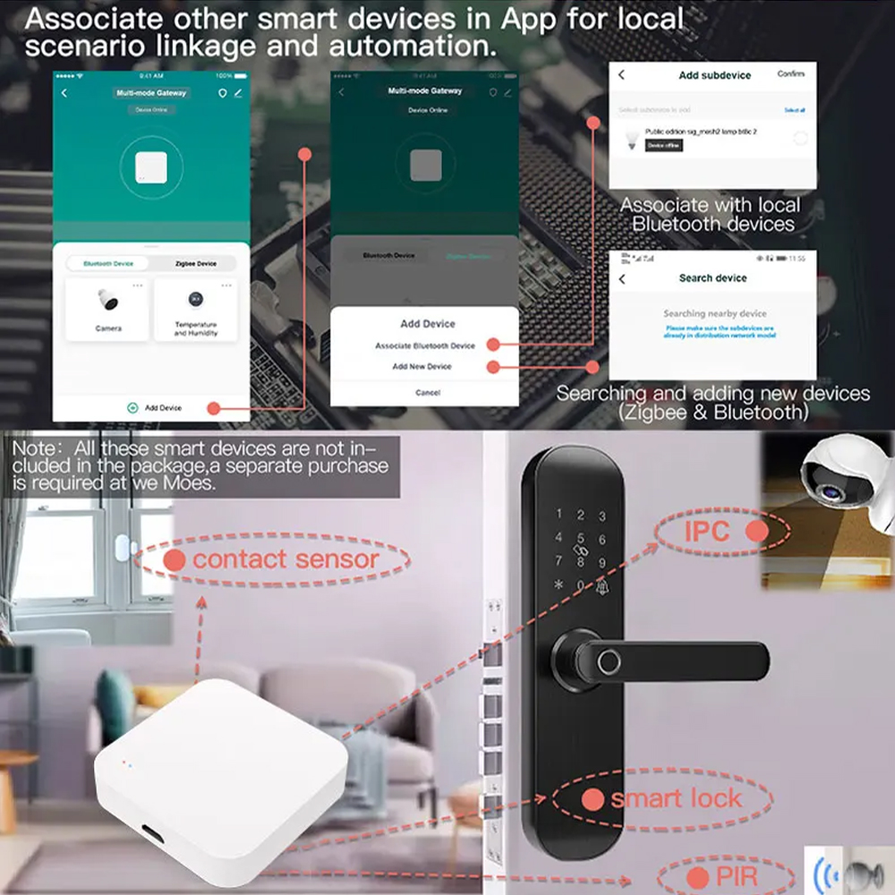 Tuya Zigbee บลูทูธหลายโหมด GAT - Home Automation Technology บทวิจารณ์และราคา