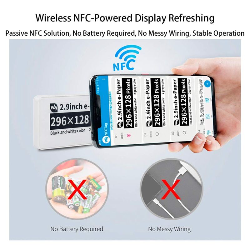 Waveshare จอแสดงผล E-Ink ไร้สา - Display Epaper 2.9 บทวิจารณ์และราคา