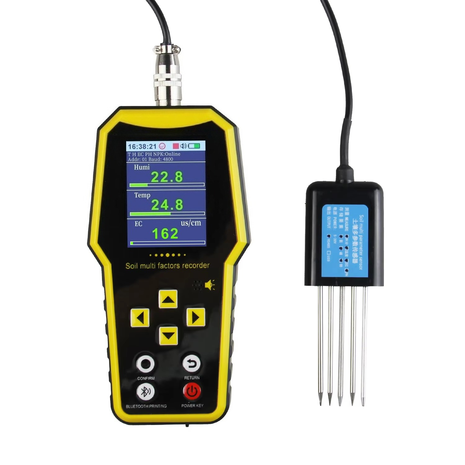 เครื่องวัดความชื้นในดินแบบพกพา - Temperature Humidity Sensor บทวิจารณ์และราคา